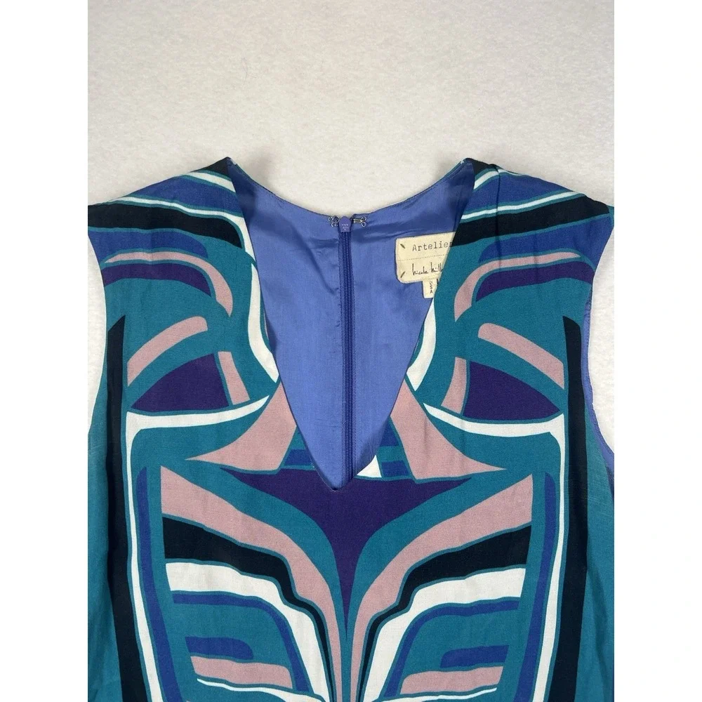 Vintage Nicole Miller Atelier sz S women's dress in Excellent condition Silk